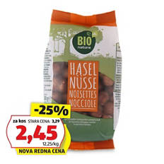 Bio Oreščki, lešniki