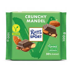 Ritter Sport Vegan, Crunchy Mandel