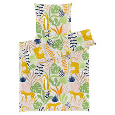 Kinder-Bettwäsche, Dschungel, 135 x 200 cm / 80 x 80 cm