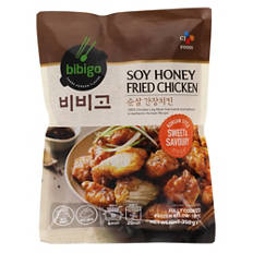 Poulet frit, soja-miel