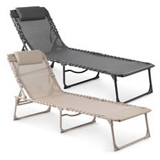 Ležalnik z jeklenim ogrodjem