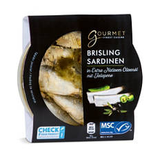 Brisling Sardinen, Olivenöl