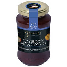 Pâte à tartiner aux fruits, prunes-pommes-cannelle