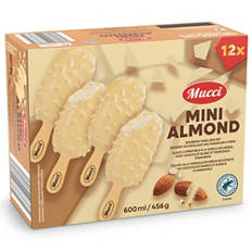 Mini Stieleis Mandel, Weisse Schoko