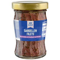 Sardellenfilets, Knoblauch-Peter