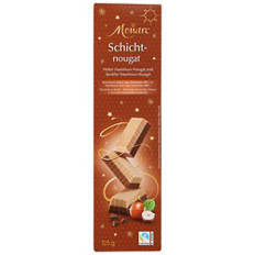 Bouchées pralinées, couche de praliné