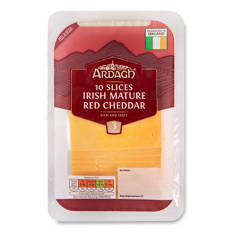 Irish Mature Red Cheddar Cheese Slices 10 Pack