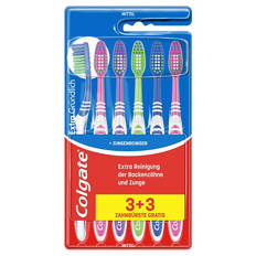 Colgate Extra Clean 3+3 Zahnbürsten 6 Stück