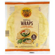 Tortilla wraps, à la mexicaine, maïs