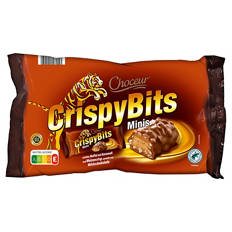 Schokoriegel Mix Dreifach 400 g, Crispy Bits