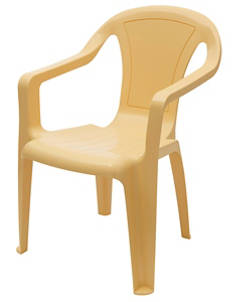 Kinderstuhl, Gelb