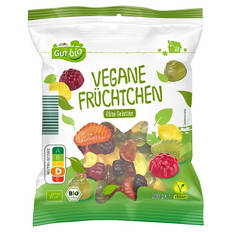 Bio-Fruchtgummi 200 g, Vegane Früchte
