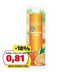 Sadna pijača, pomaranča-limona