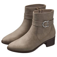 Damen Stiefeletten, taupe, 37