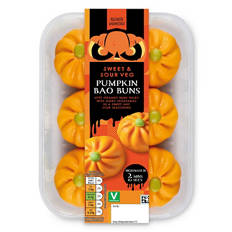 Veg Pumpkin Halloween Bao Buns
