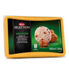 Vaschetta di gelato, noce