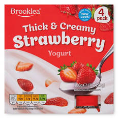 Strawberry Thick & Creamy Yogurt 4 Pack