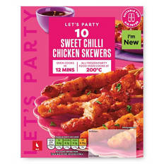 Sweet Chilli Chicken Skewers