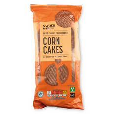 Salted Caramel Coated Corn Cakes