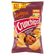 Crunchips XXL 250 g, Western Style