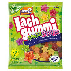 NIMM 2 Lachgummi Veggie 250 g, Sauer Stars
