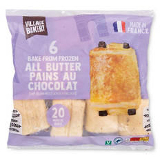 Bake from Frozen All Butter Pains Au Chocolat 6 Pack