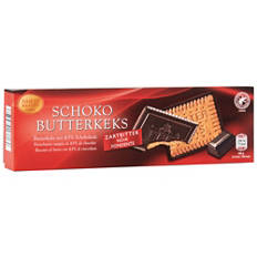 FINEST BAKERY, Biscotti al burro al cioccolato, cioccolato fondente