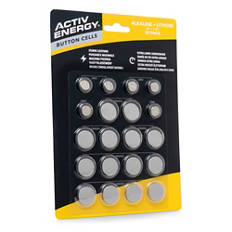 Blisters de piles boutons