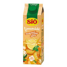 Limonádé, őszibarack-citrom-menta, 1 l
