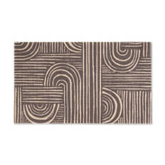 Waschbare Schuhmatte, braun