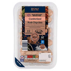 British Cumberland Pork Chipolatas 12 Pack