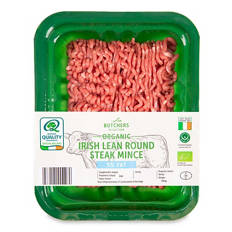 Organic Irish Lean Round Steak Mince  5% Fat