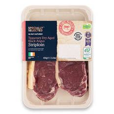 Tipperary Dry Aged Black Angus Striploin 36 Day Matured 2 Pack