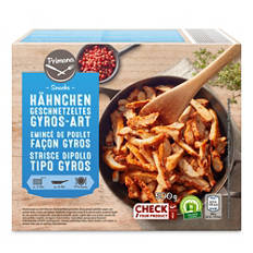 Pouletgeschnetzeltes, Gyros-Art