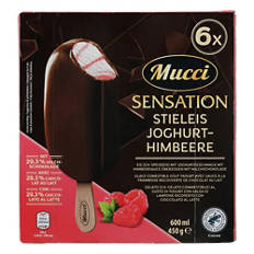 Gelato su stecco premium, yogurt fresh