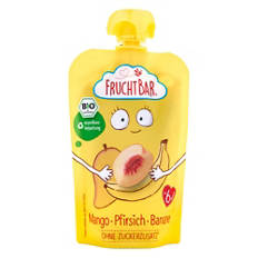 Frutta BIO, mango-pesca-banana
