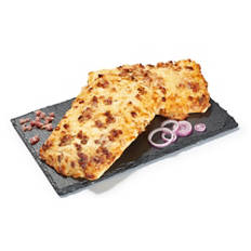 Baconös kenyérlángos