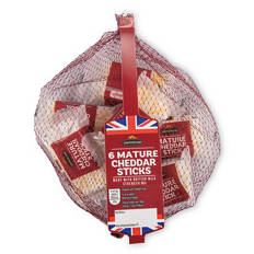 Mature Cheddar Cheese Sticks 6 Pack