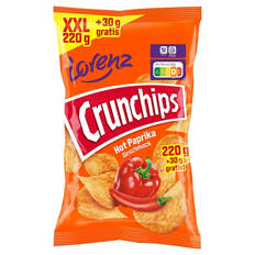 Crunchips XXL 250 g, Hot Paprika