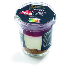 Dessert im Glas 60 g, Cheesecake-Rote Früchte