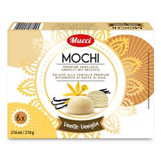Mochi jégkrém, vanília, 6 darab