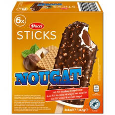 Schoko Sticks, Nougat
