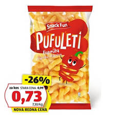 Pufuleti, paprika