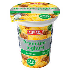 Premium-Joghurt 200 g, Ananas