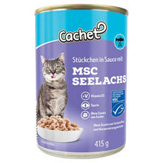 Katzenfutter Nass 415 g, Seelachs MSC