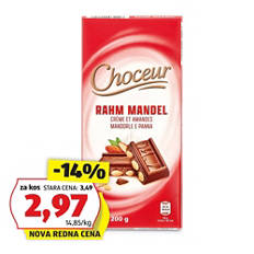 Čokolada, mandlji