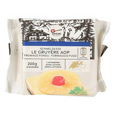 Fettine di formaggio fuso, Le Gruyère AOP