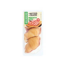 Mini brioche con prosciutto cotto