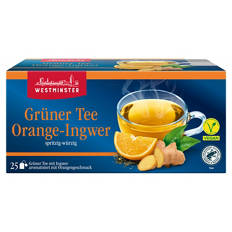 Grüner Tee Mix 44 g, Orange-Ingwer