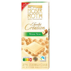 Chocolat Création 125 g, Weiße Schokolade Nuss